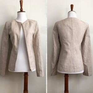 Calvin Klein Long Sleeve Zip Up Blazer Jacket